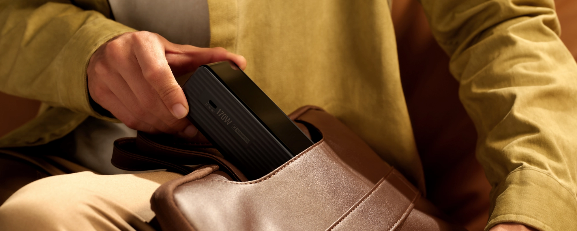 Powerbank EcoFlow Rapid 25000 mAh w czarnym kolorze