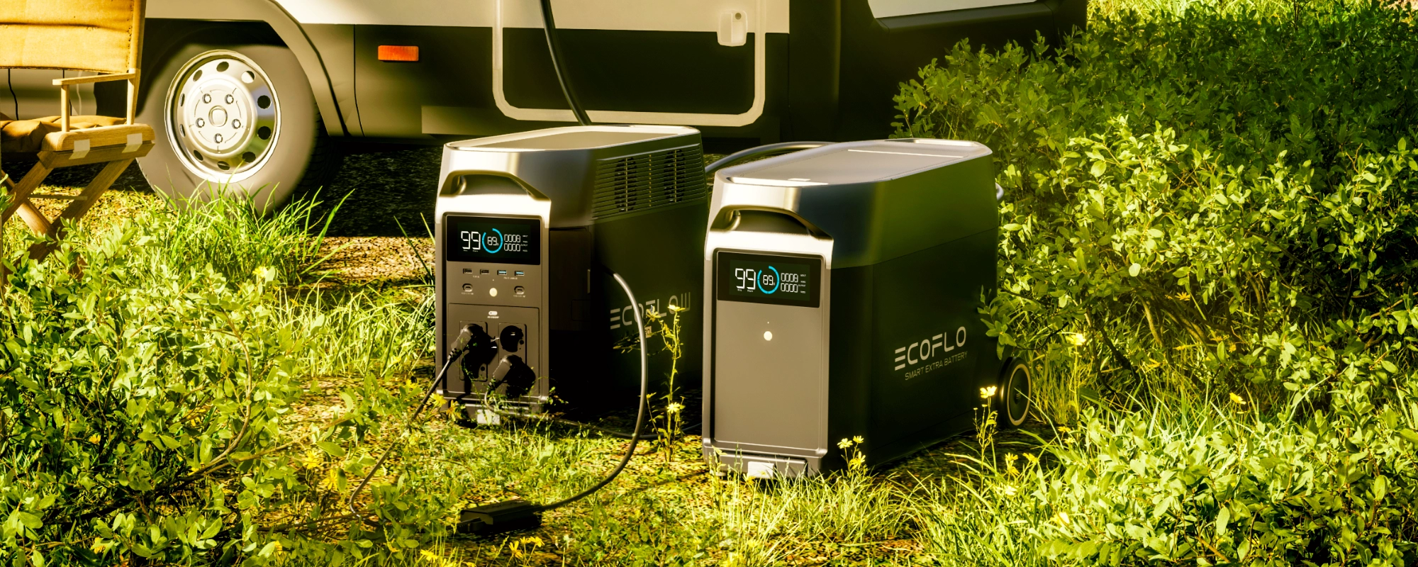 Dodatkowa bateria do EcoFlow Delta PRO w zastosowaniu terenowym