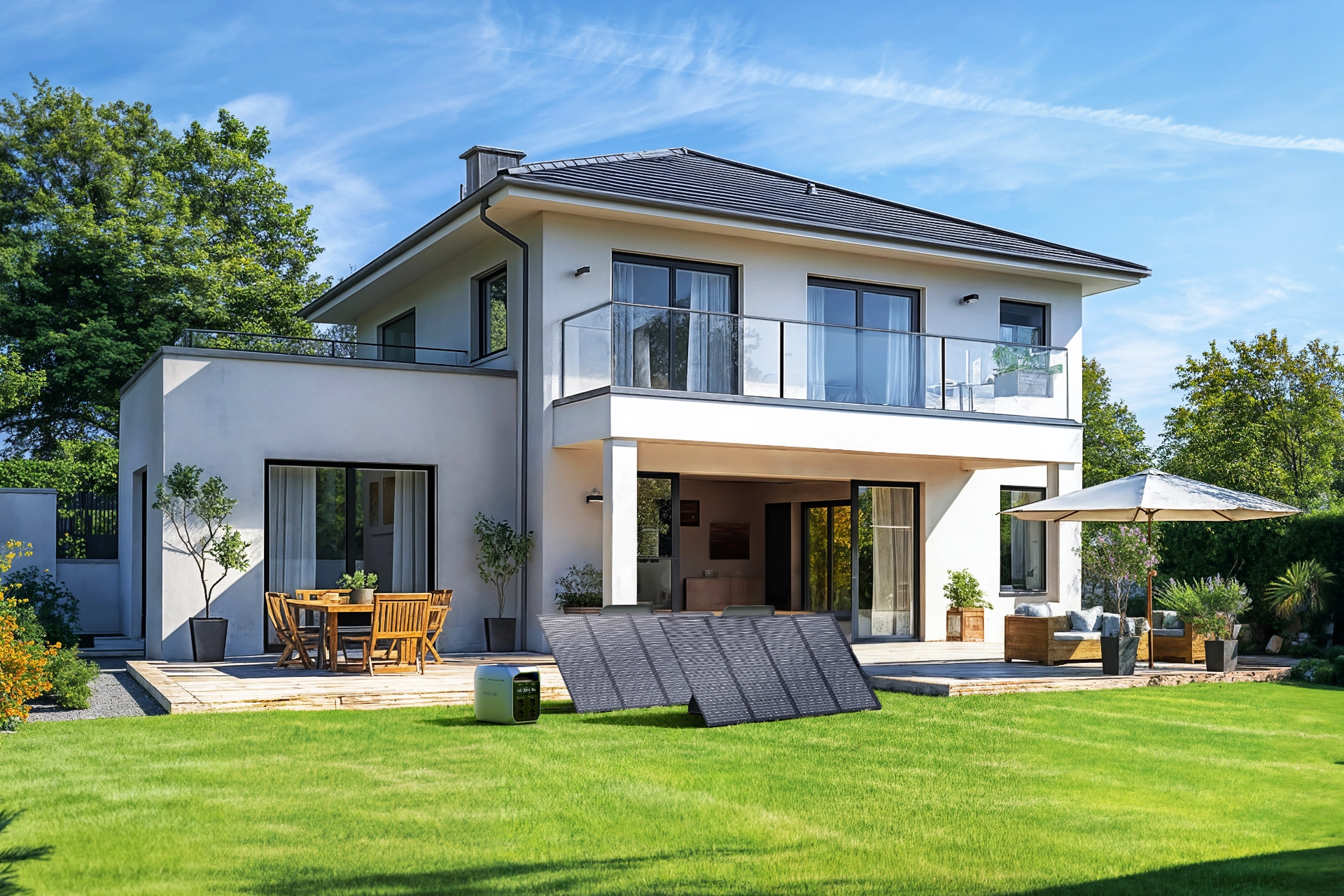 Szybkie ładowanie EcoFlow Delta 3 Plus z paneli solarnych