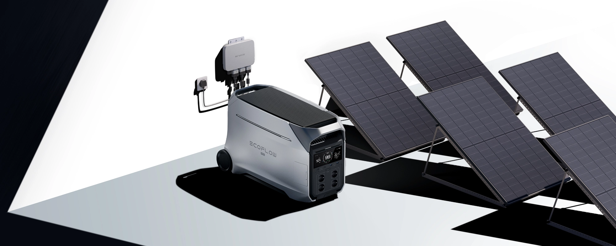 EcoFlow Delta PRO 3 współpraca z instalacją fotowoltaiczną