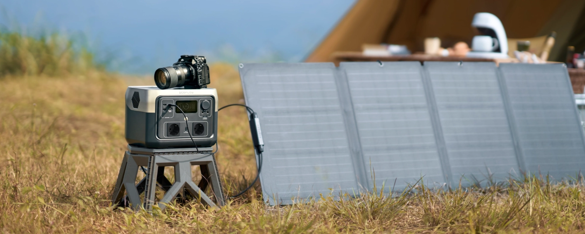 Przenośny panel słoneczny EcoFlow 110W ładowanie stacji zasilania