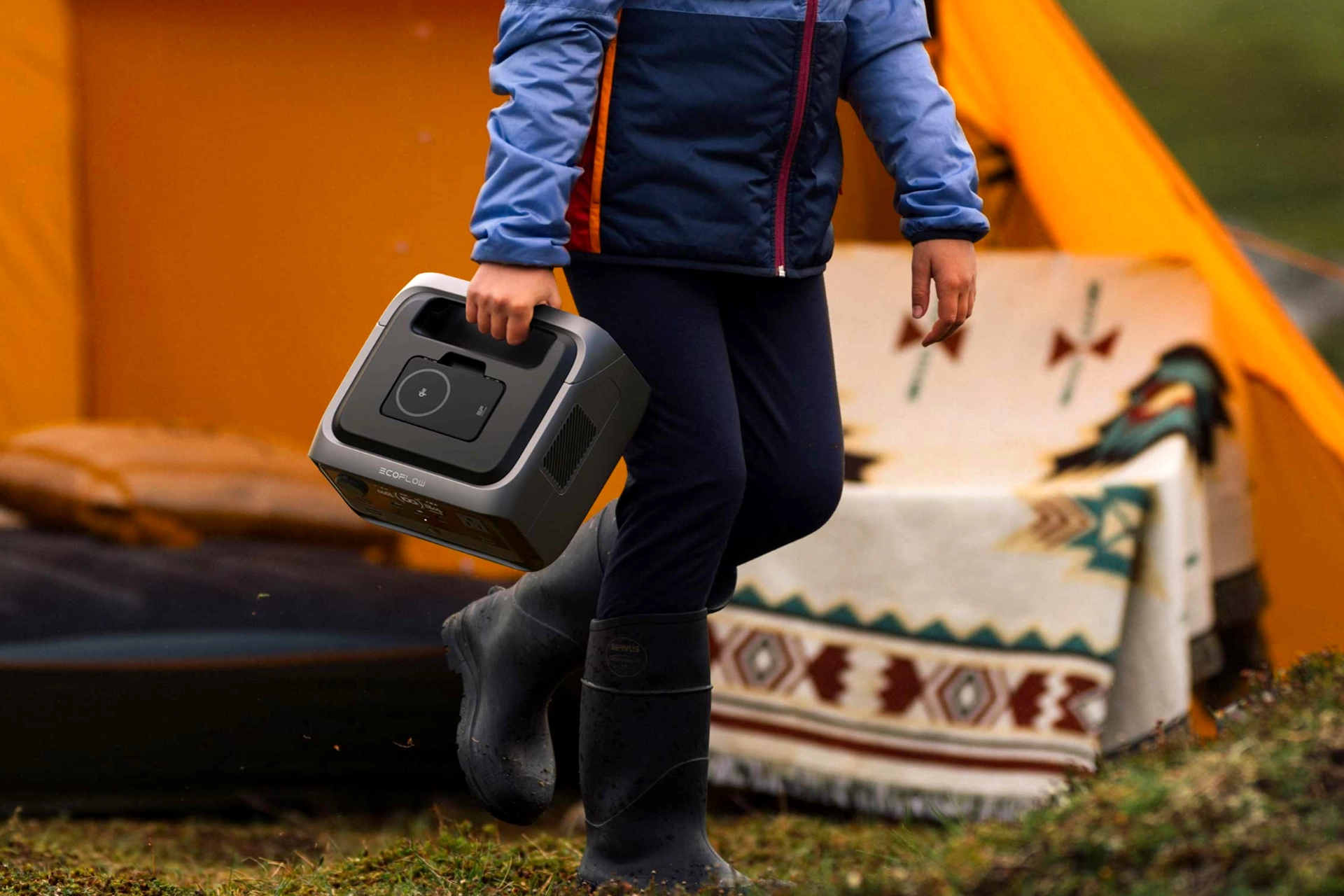 Jak chronić panel portów stacji zasilania EcoFlow podczas pracy poza domem