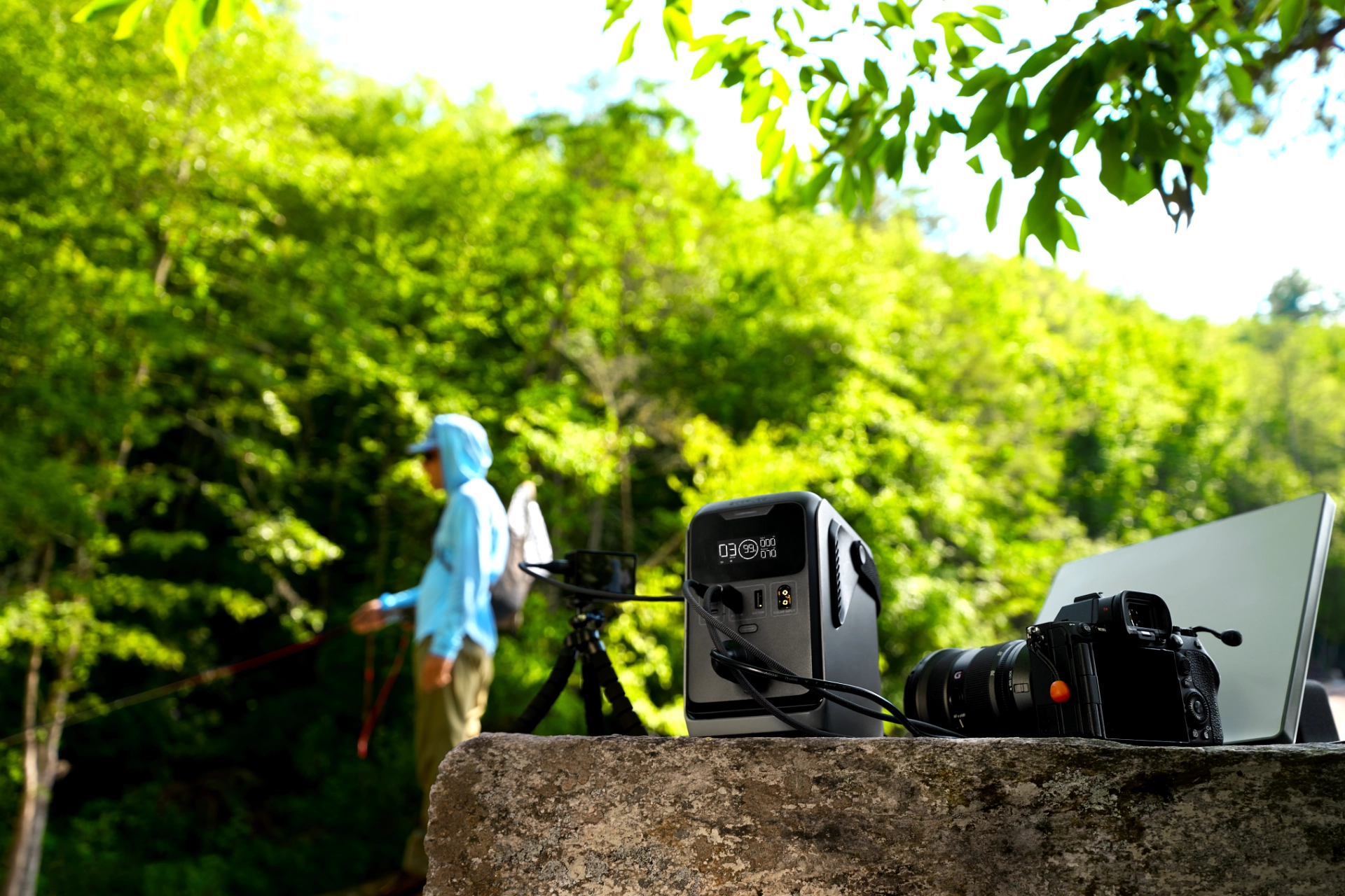 EcoFlow Trail 300 DC zasilanie aparatu fotograficznego