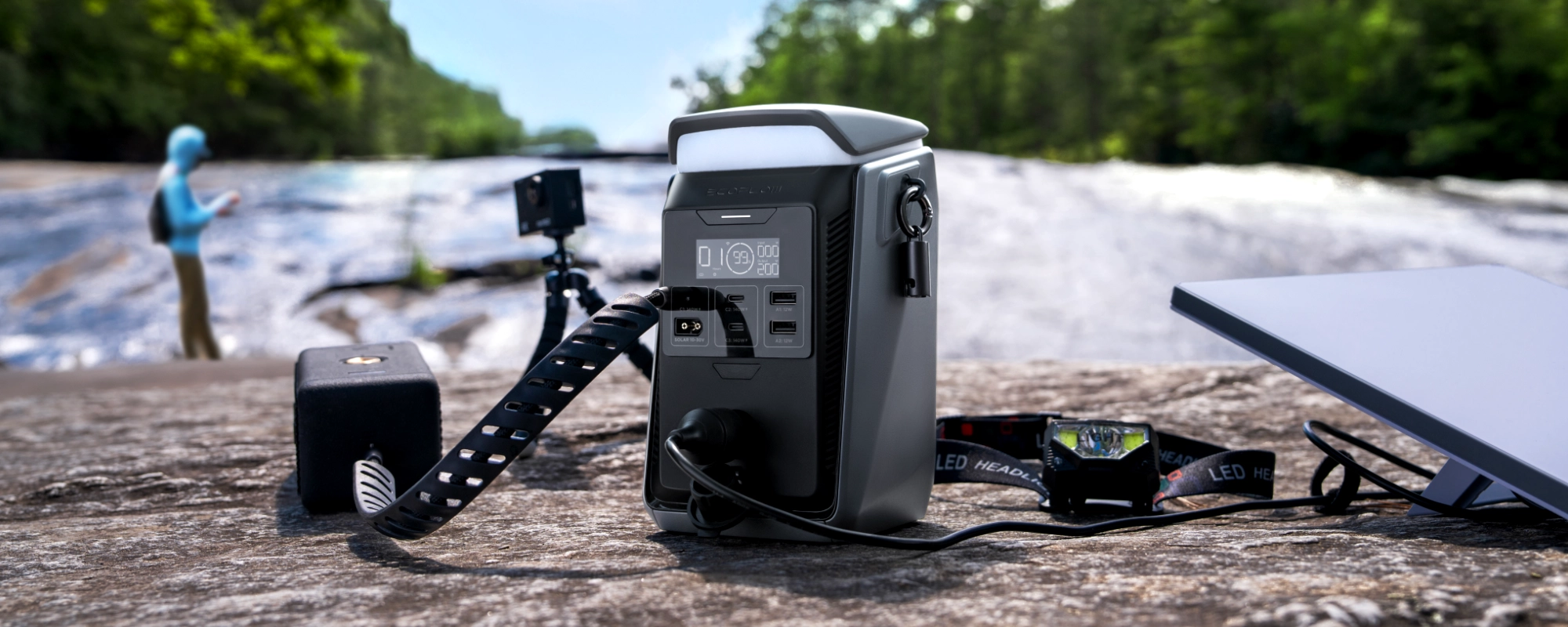 EcoFlow Trail PLUS 300 DC odpinany przewód USB-C