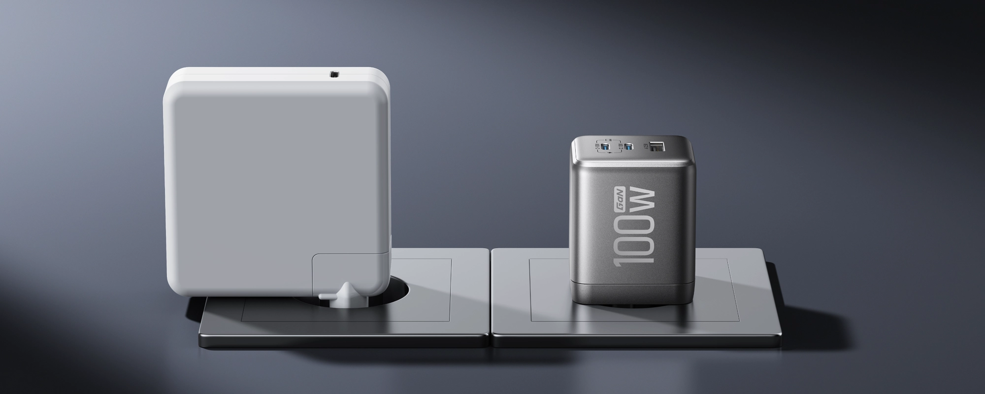 Ładowarka GaN EcoFlow Rapid PRO 100 W w porównaniu do zwykłej ładowarki