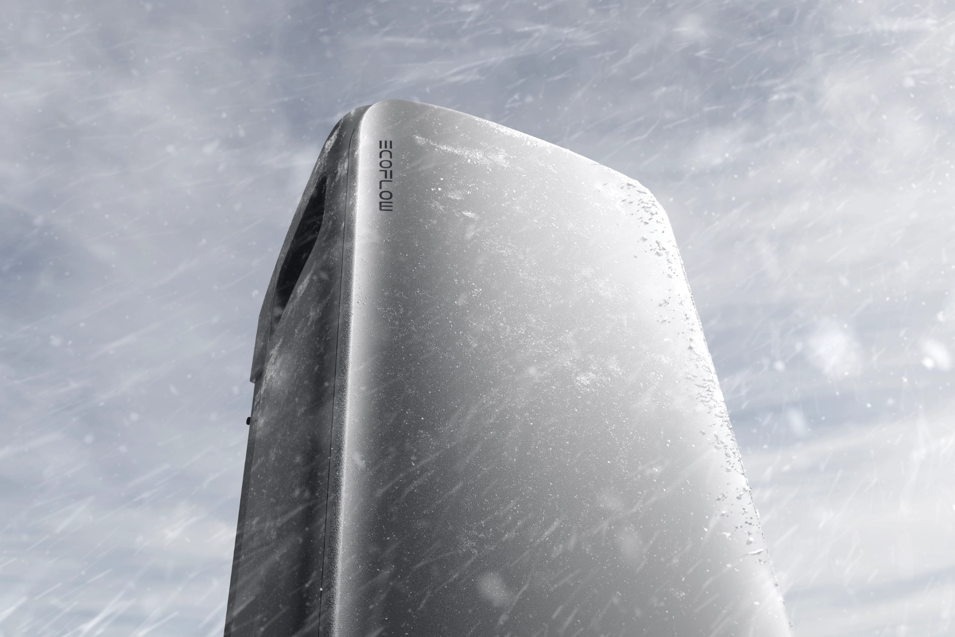  Magazyn energii EcoFlow Stream zimą