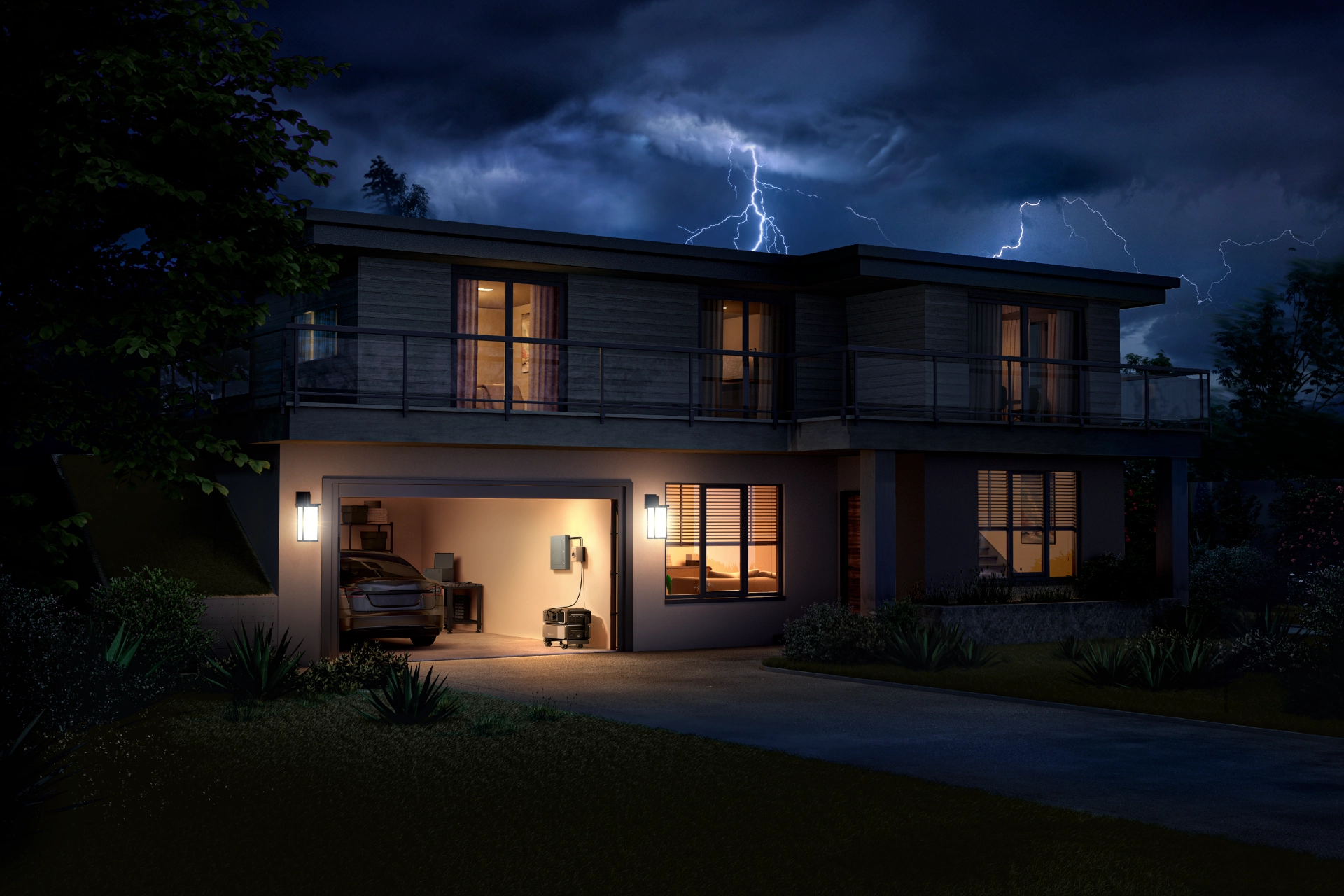 Domowa stacja zasilania z UPS EcoFlow