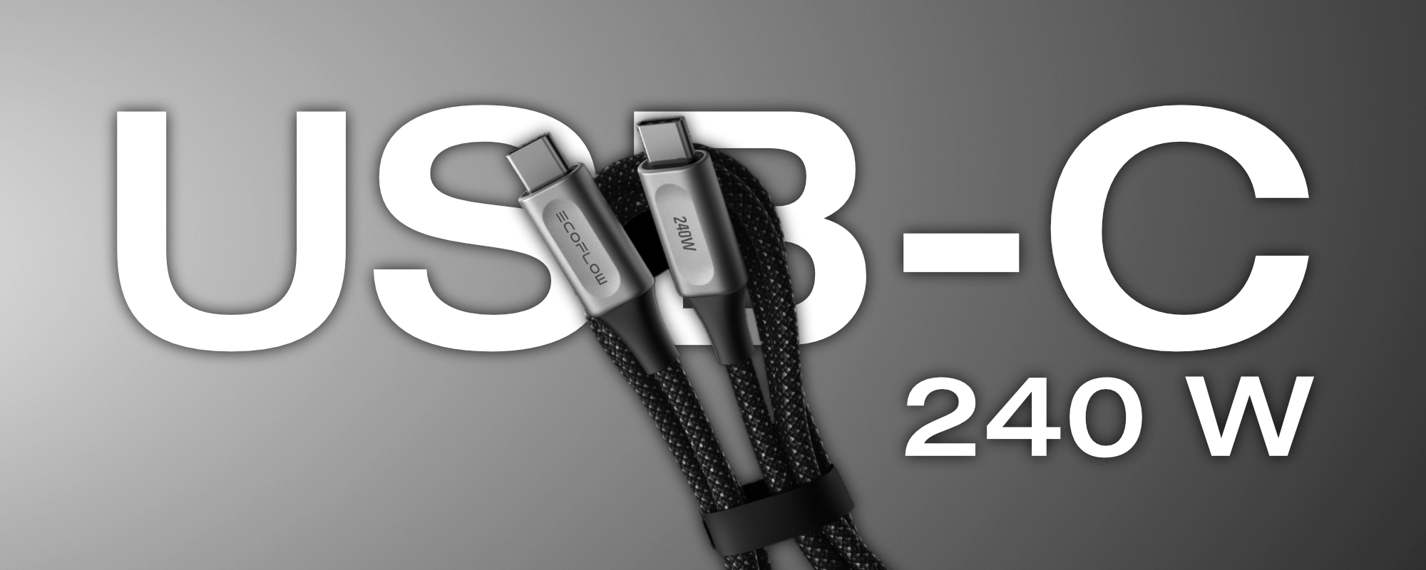 Kabel szybkiego ładowania USB-C 240 W EcoFlow Rapid PRO