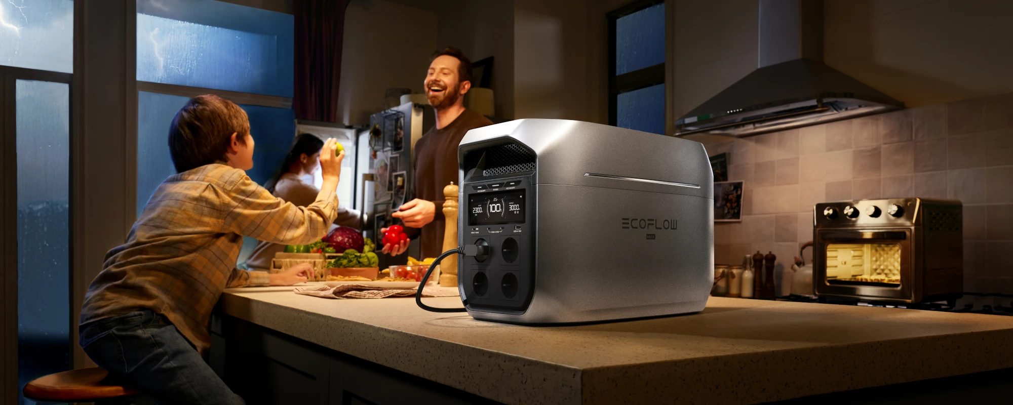 EcoFlow Delta 3 MAX zasilanie awaryjne w kuchni