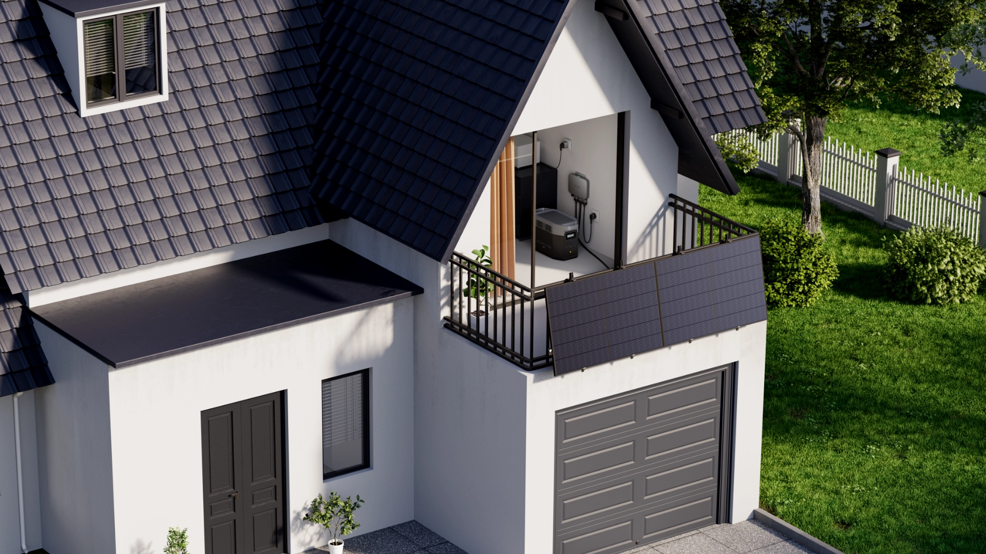 Balkonowa mikroinstalacja fotowoltaiczna EcoFlow