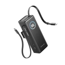 Czarny Powerbank EcoFlow Rapid 25000 mAh z wyciąganym przewodem USB-C