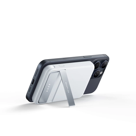 Biały Powerbank Magnetyczny Qi2 EcoFlow Rapid 5000 mAh