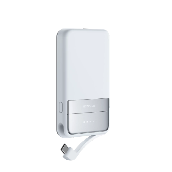 Biały Powerbank Magnetyczny Qi2 EcoFlow Rapid 5000 mAh