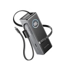 Srebrny Powerbank EcoFlow Rapid 25000 mAh z wyciąganym przewodem USB-C