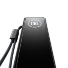 Czarny Powerbank EcoFlow Rapid 25000 mAh z wyciąganym przewodem USB-C