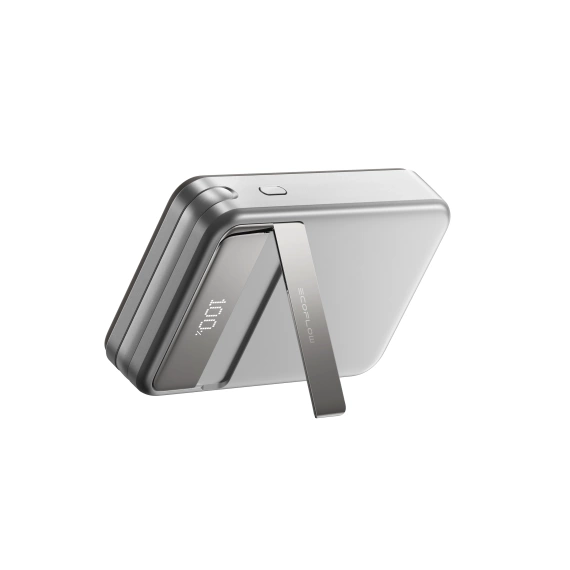 Srebrny Powerbank Magnetyczny Qi2 EcoFlow Rapid 10000 mAh