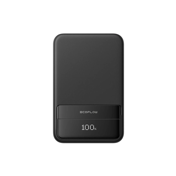 Czarny Powerbank Magnetyczny Qi2 EcoFlow Rapid 10000 mAh