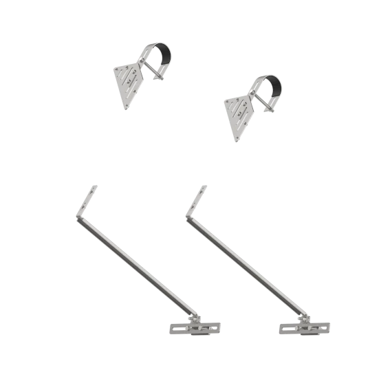 Uchwyt lekki na panel solarny EcoFflow - balkon kratowy