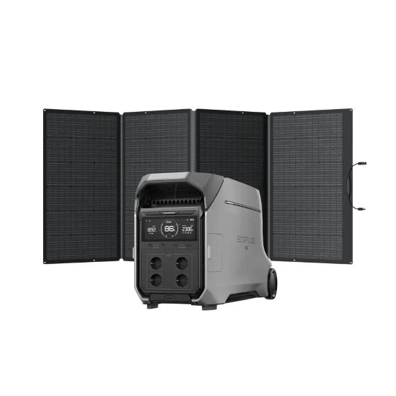 EcoFlow DELTA PRO 3 EU Przenośna Stacja Zasilania + panel solarny 400 W